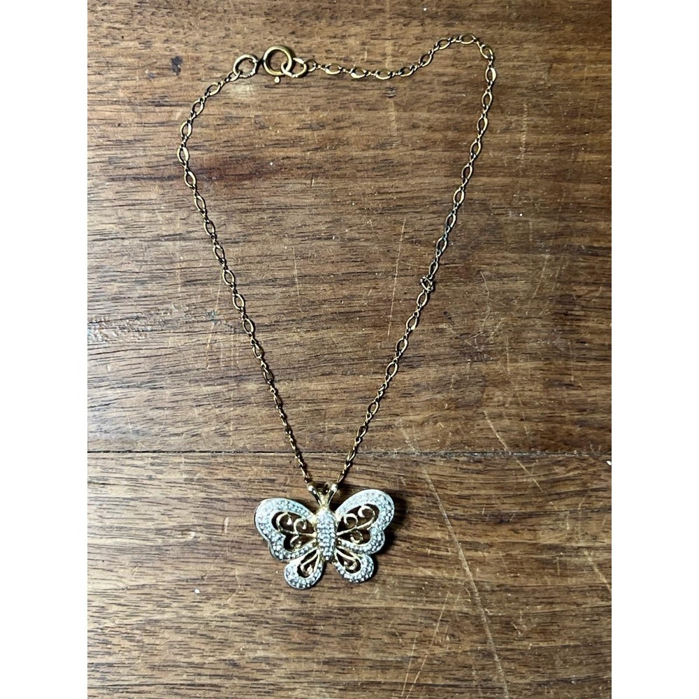 As Is-bracelet Faded-prime Art And Jewel Butterfly BB Gold PLATED And Bracelet